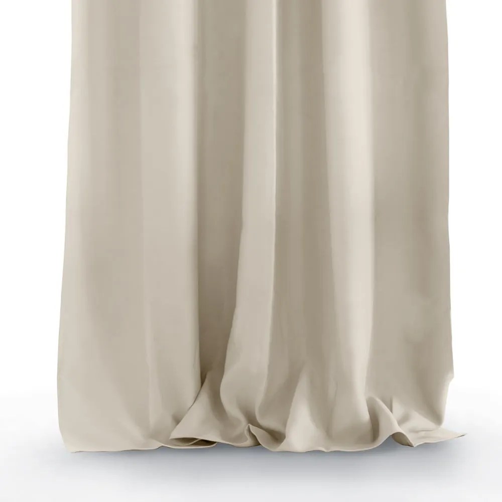 Draperie crem termoizolantă/dimout (semi-opacă) 140x245 cm Kierra – Restilo