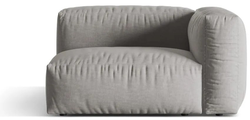 Modul pentru canapea modulară gri deschis (cu colț pe partea dreaptă) Martina – Micadoni Home