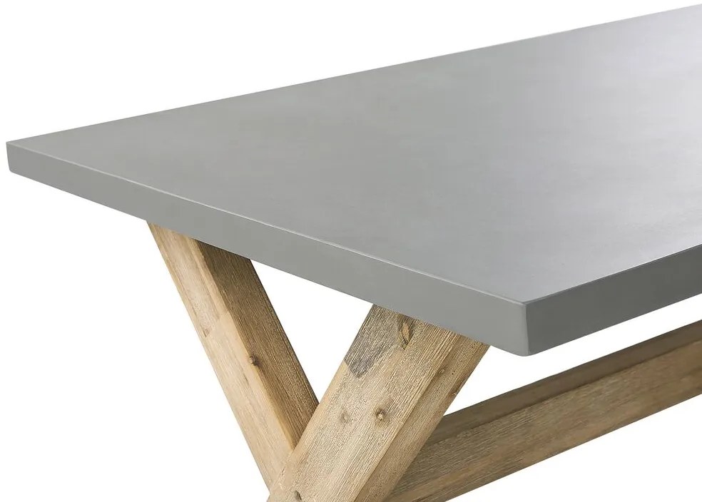 Set pentru grădină OLIBIA (gri) (cu băncuțe) (pentru 8 persoane). 1022581
