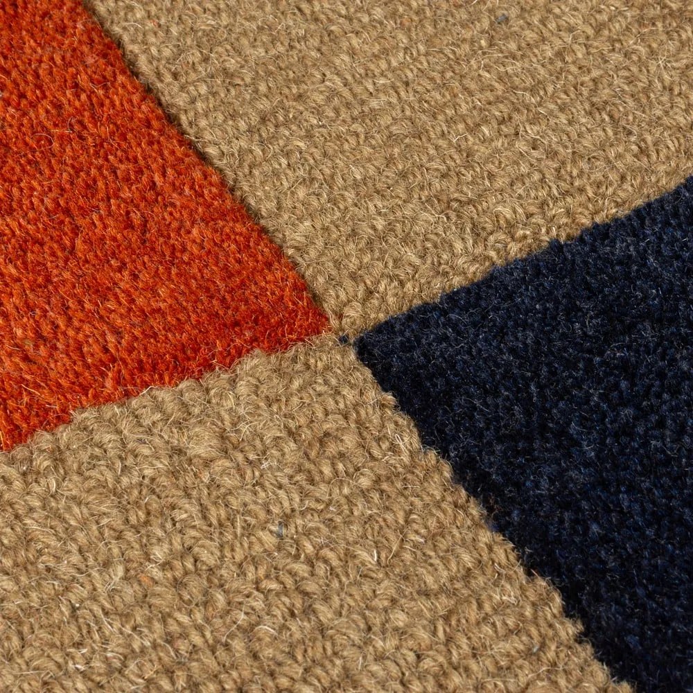 Covor în nuanțe teracotă, țesut manual din lână 120x170 cm Mia Arch – Flair Rugs