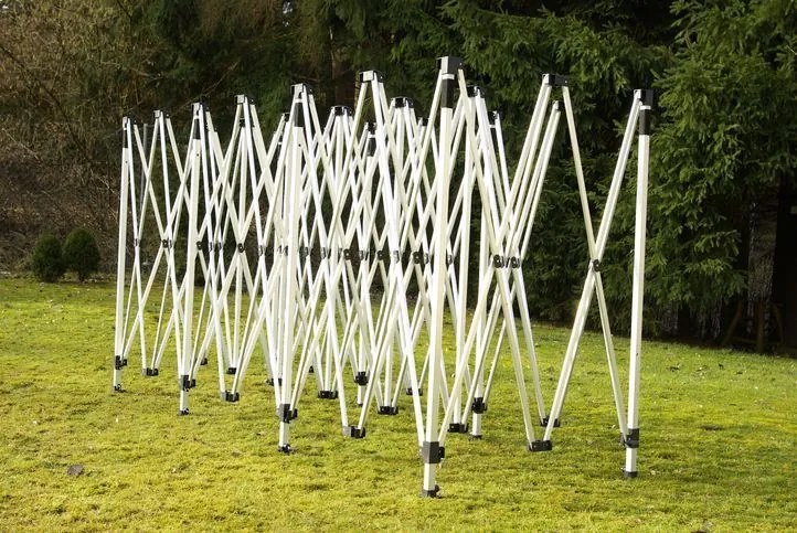 Cort de petrecere pentru grădină PROFI - albastru, 3 x 9 m