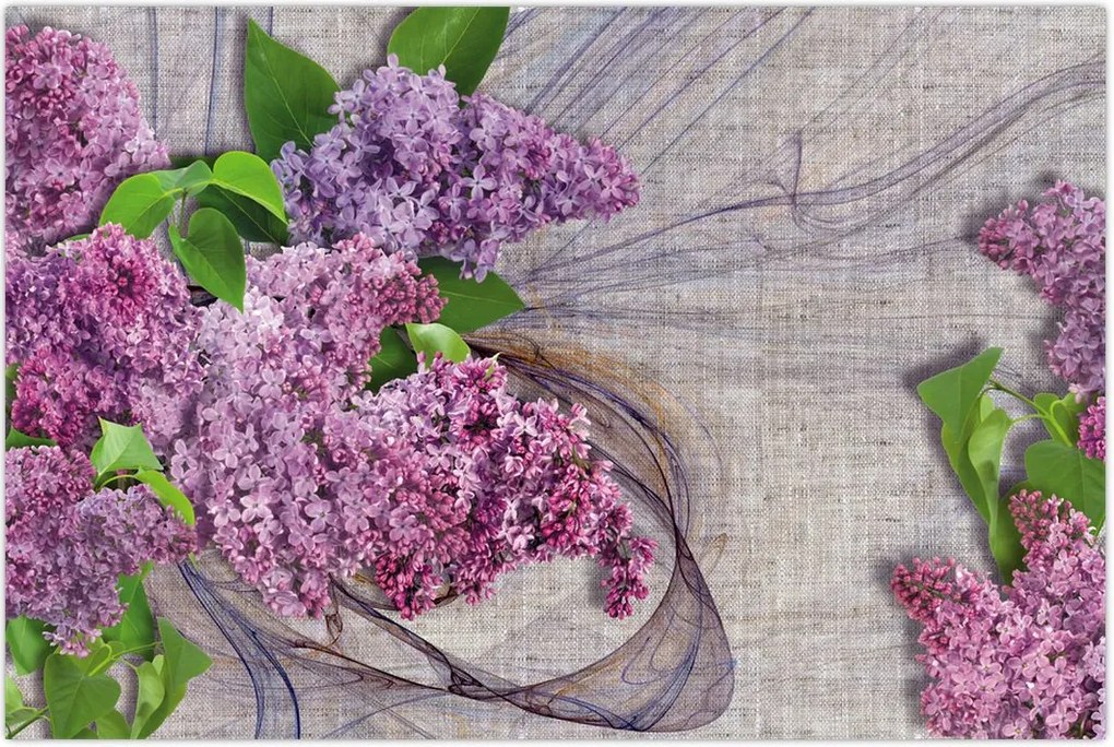 Tablou - Flori de liliac (90x60 cm)
