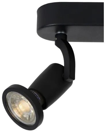 Lucide 11903/10/30 - Lampa spot LED JASTER-LED 2xGU10/5W/230V neagra