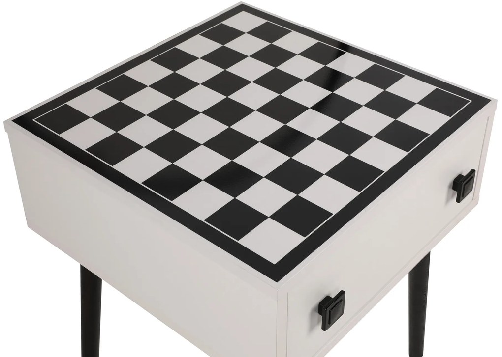 Măsuță pentru șach Chess (alb + negru). 1072667