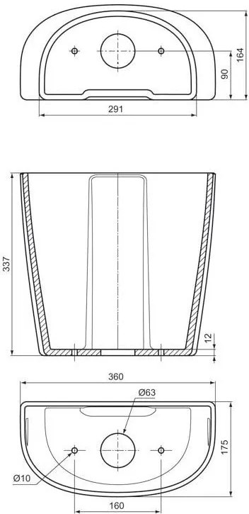 Rezervor Ideal Standard Connect Arc, 3/6 L, dubla actionare pentru vas wc de pardoseala, alb - E785601