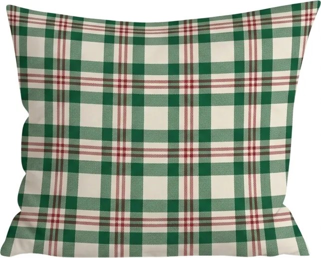 Husa din bumbac pentru perna WINTER PLAID 45x45 cm, colorat
