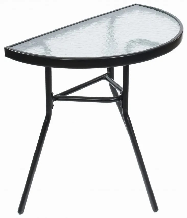 Set mobilier de balcon, negru