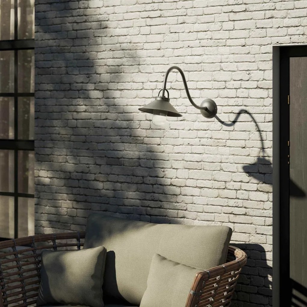 Aplica de perete exterior design industrial Giada