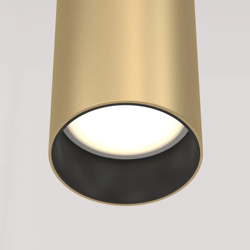 Pendul design tehnic Focus auriu mat