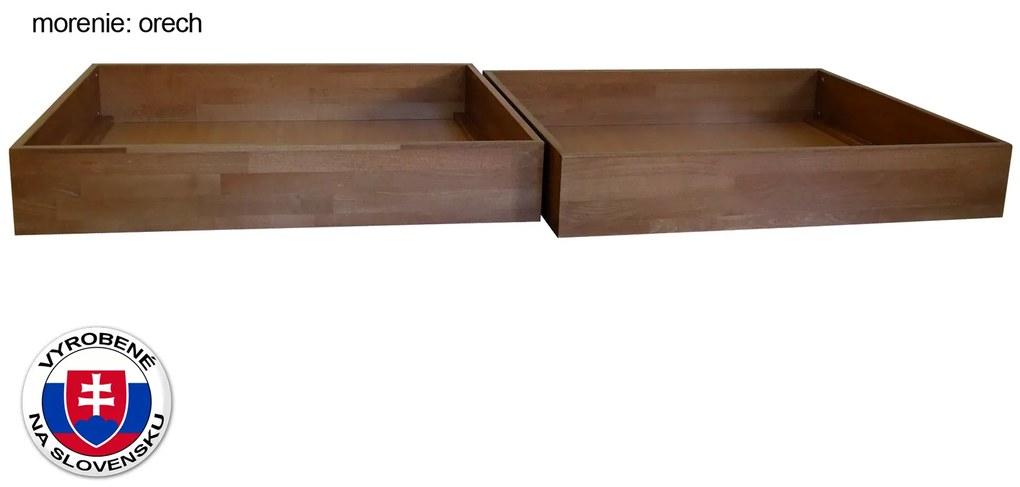 1/2 sertar sub pat din masiv 200 cm (2 buc) Petronila. 745093