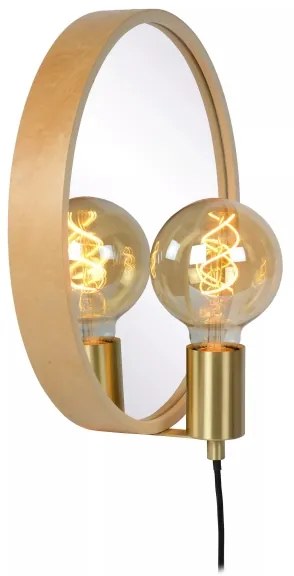 Aplică cu oglindă Lucide 36213/31/72 REFLEX 1xE27/25W/230V bej
