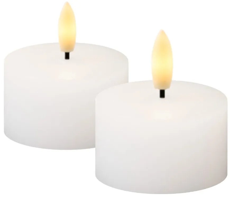 Lumânări LED 2 buc. (înălțime 3 cm) Sille Rechargeable – Sirius