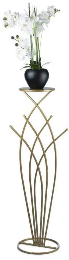 Suport flori SWAN 100x22,5 cm auriu