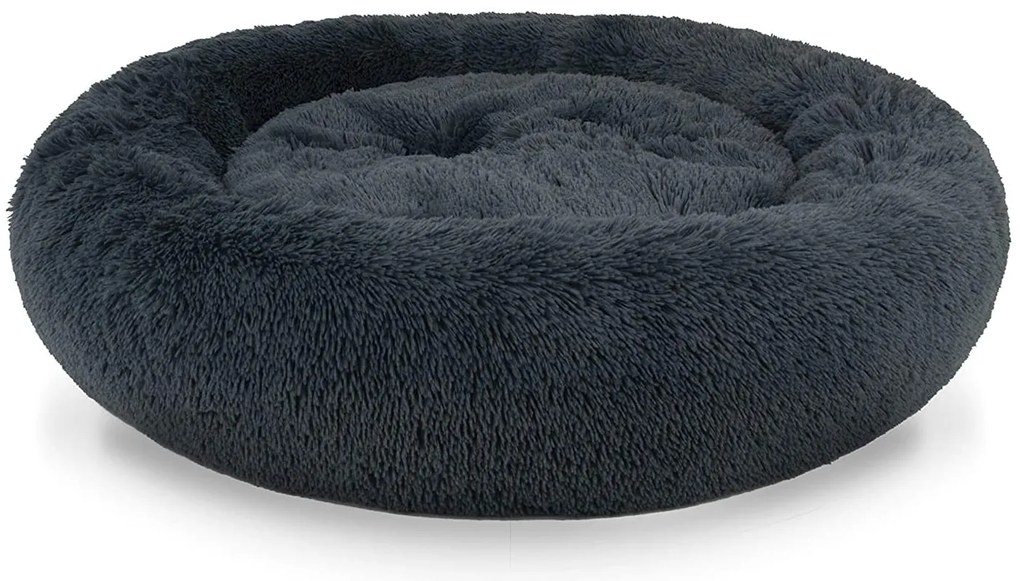 Pat de plus pentru caini Culoare gri inchis 60 cm