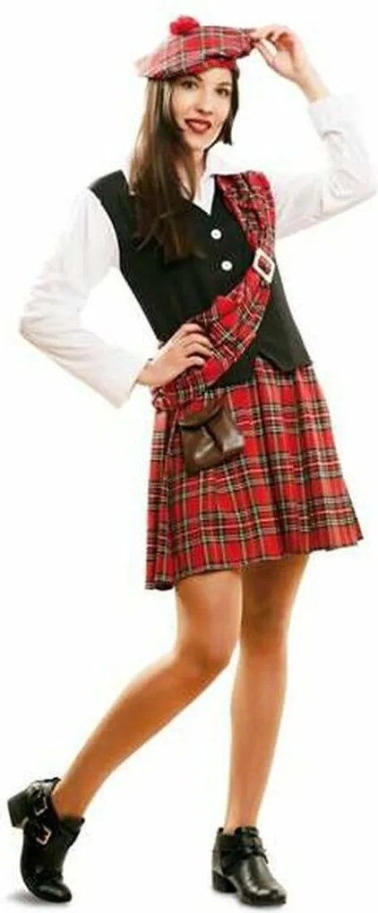 Costum Deghizare pentru Adulți My Other Me Castañera Scoțiană Roșu M/L