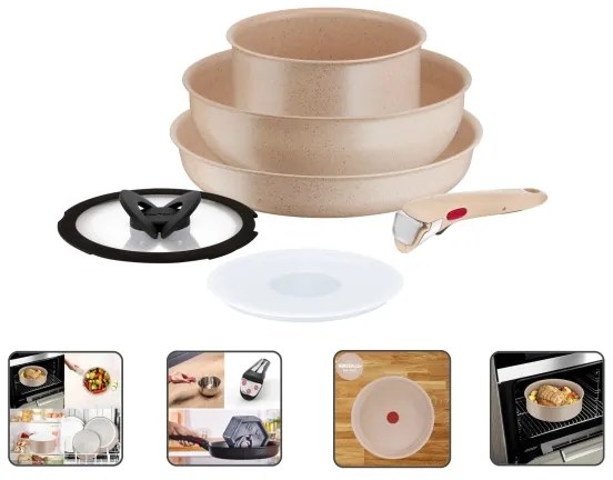 Tefal - Set de vase Ingenio Delight, 17 piese