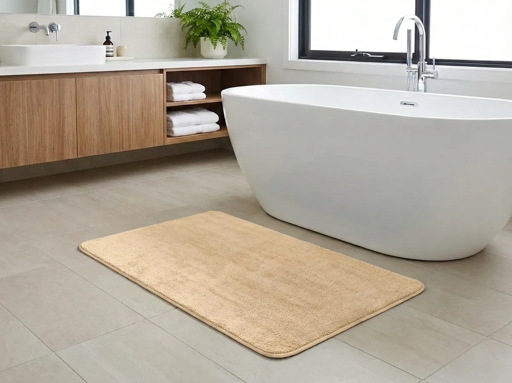 Covoras de baie TRIVORA 60x100 cm bej