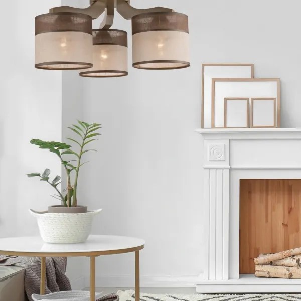 Lustr de plafon ANDREA 3xE27/60W/230V