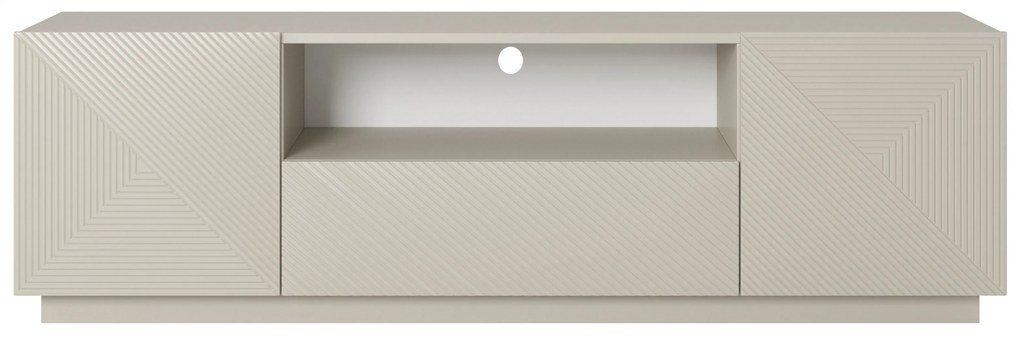 Comodă TV cu sertar și nișă Asha 167 cm - cașmir