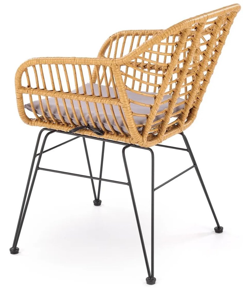 Scaun de grădină Kwatro (natural). Promo -6%. 1092593
