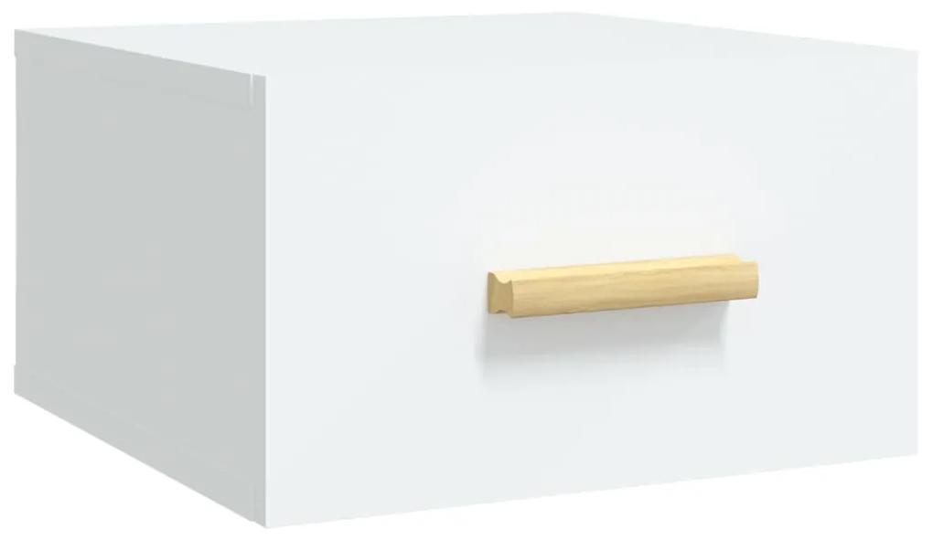 Noptiera de perete, alb, 35x35x20 cm 1, Alb