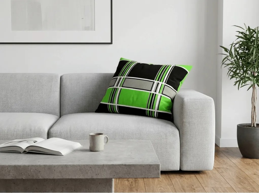 Fata de perna din polibumbac KARO POLY 70x90 cm, verde