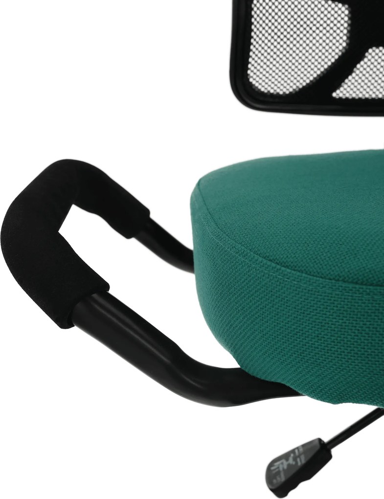 Scaun de îngenunchiere, verde/negru, RUFUS
