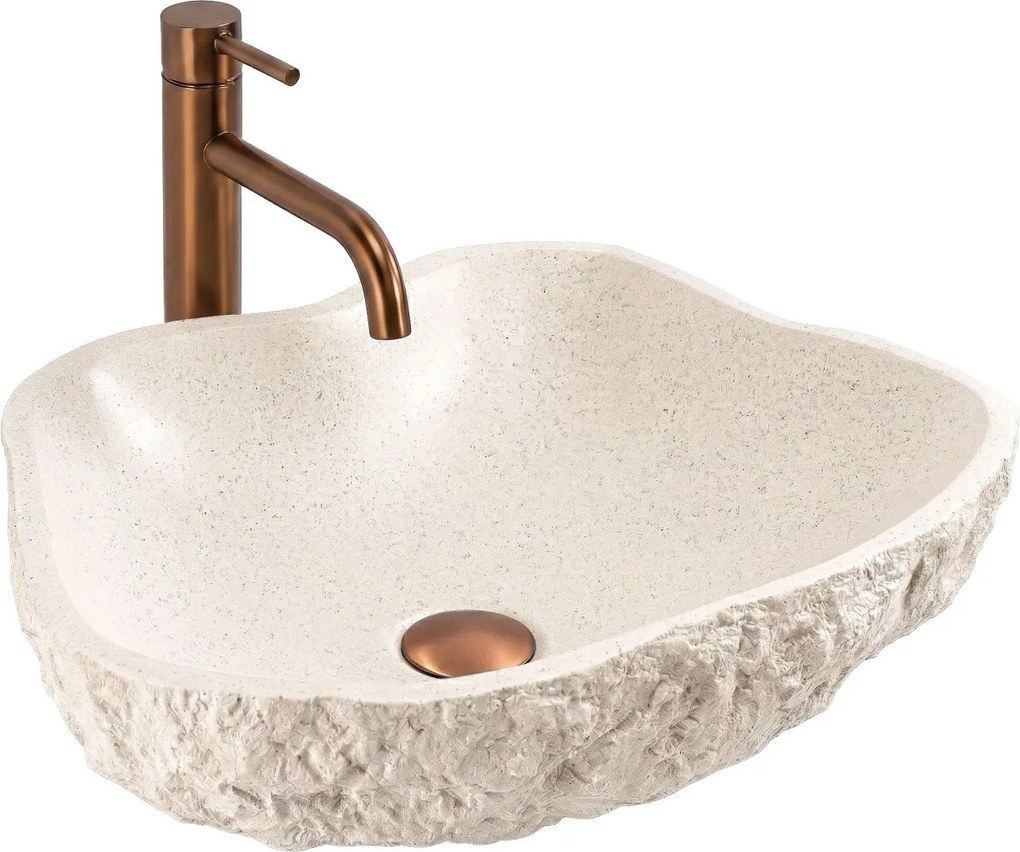 Lavoar pe blat Isla Warm Beige