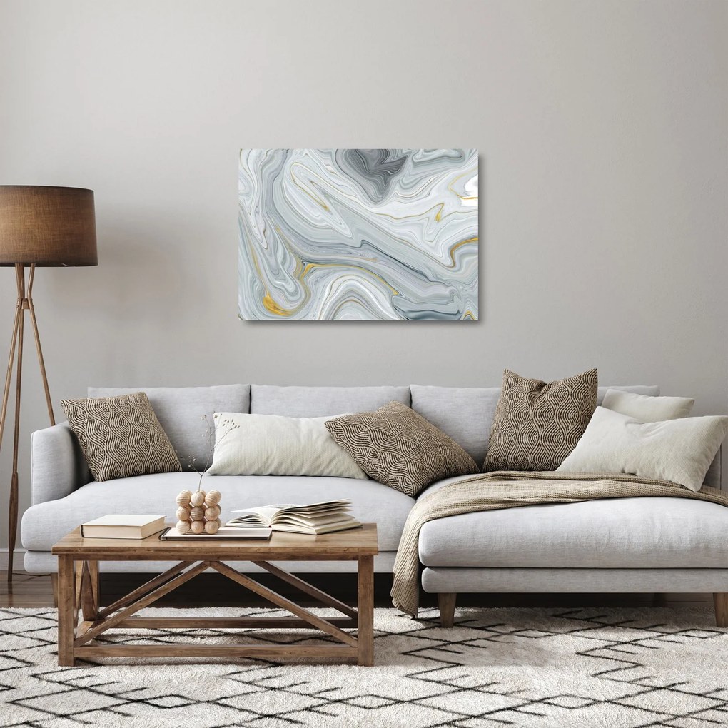 Tablou pe sticlă - Abstracție (70x50 cm)