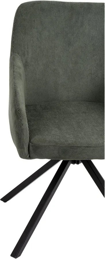 Scaun de sufragerie verde tapițat Lunio – Bonami Essentials