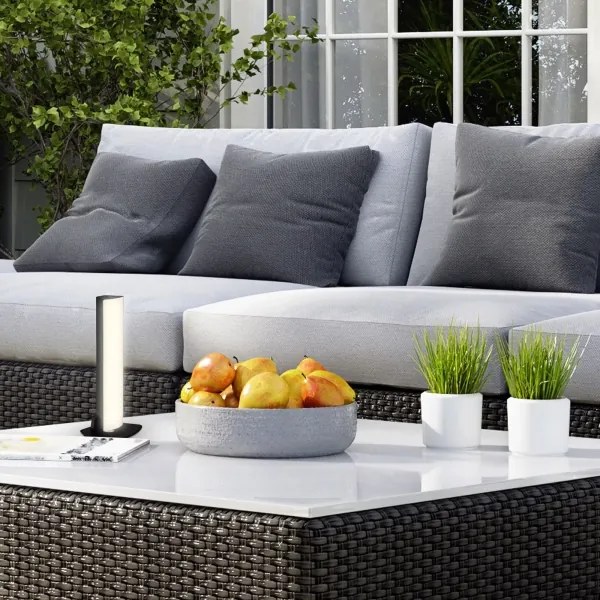 Lampă LED reîncărcabilă dimabil de masă de exterior Briloner 7474-015 LED/7W/5V 3000K negru