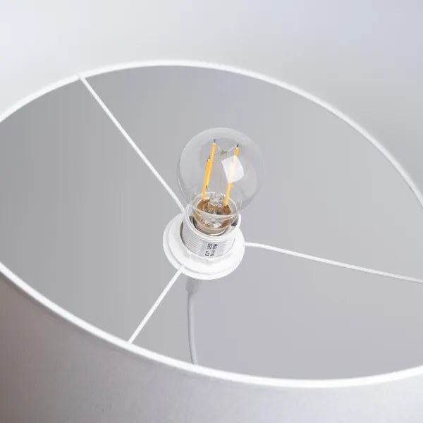 Lustră pe cablu Sollux SL.1404 NOVA 1xE27/15W/230V d. 40 cm alb