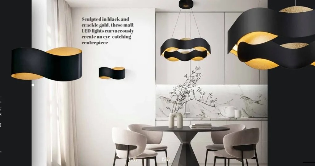 Aplica de perete LED design modern Belle