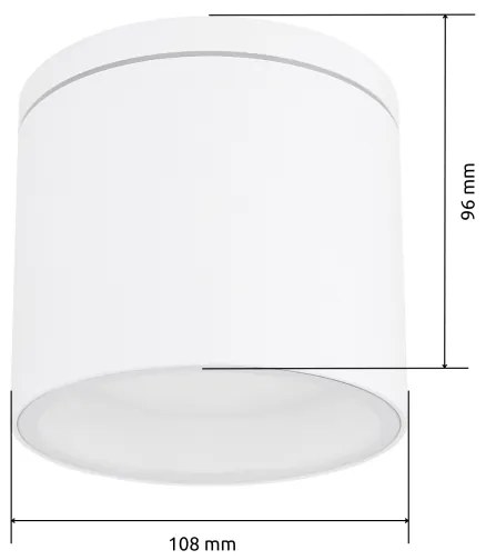 Globo 32063W - Aplică perete exterior ALCALA 1xGX53/11W/230V IP44