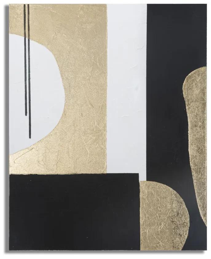 Tablou Gold &amp; Black 80/2,7/100 cm