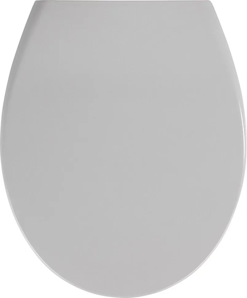 Capacul de toaletă SAMOS - Duroplast, cu cădere lentă, WENKO, gri deschis