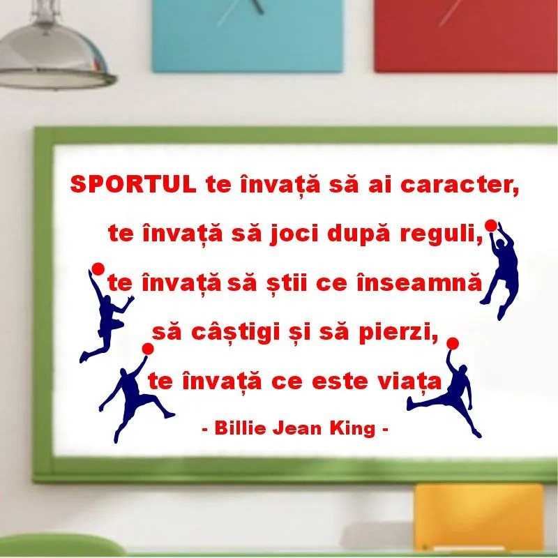 Sticker perete Sportul