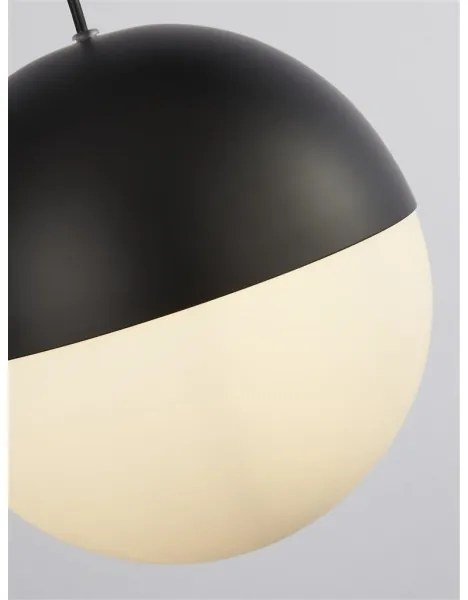 Lustră pe cablu ENDOR 1xE27/40W/230V neagră Searchlight 24181BK