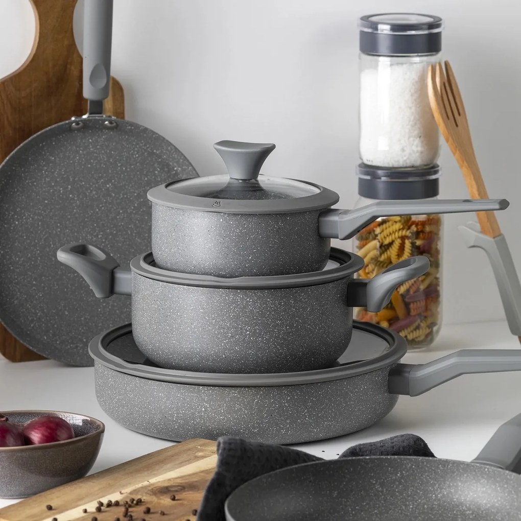 Florina Oală din aluminiu cu capac de MateuszGessler, 28 cm, 6,9 l, diam. 28 cm