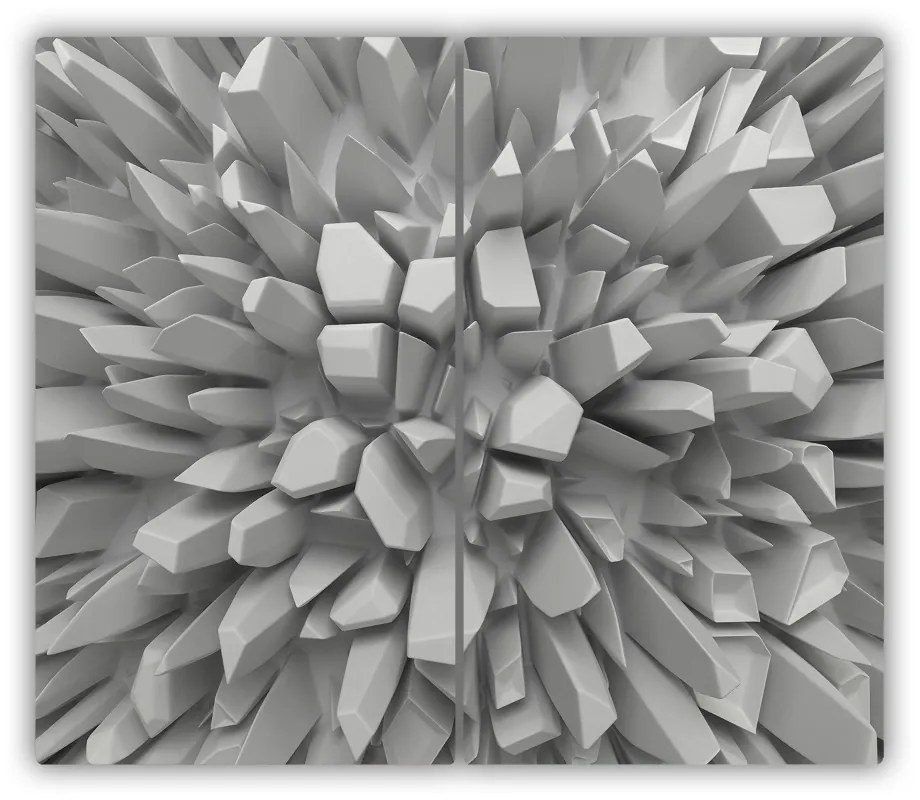 Tocator din sticla 3d abstracție