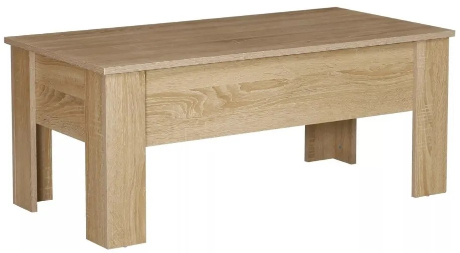 Promotie Masuta de cafea RIWA cu blat extensibil 100x50 cm, stejar