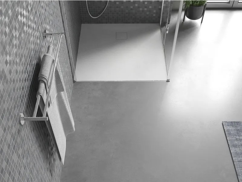 Mexen Bert cabina de duș pătrată SMC 90 x 90 cm, alb - 4K109090