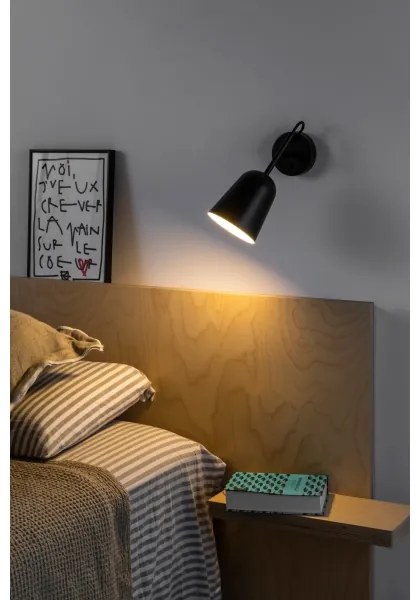 Lampă de perete FARO 28257 STUDIO 1xE14/8W/230V negru