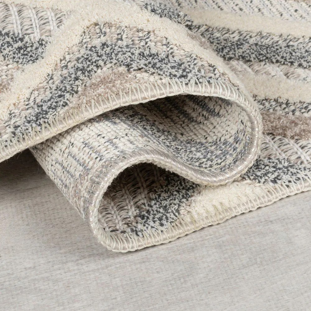 Covor grej lavabil 155x230 cm Beckett – Flair Rugs