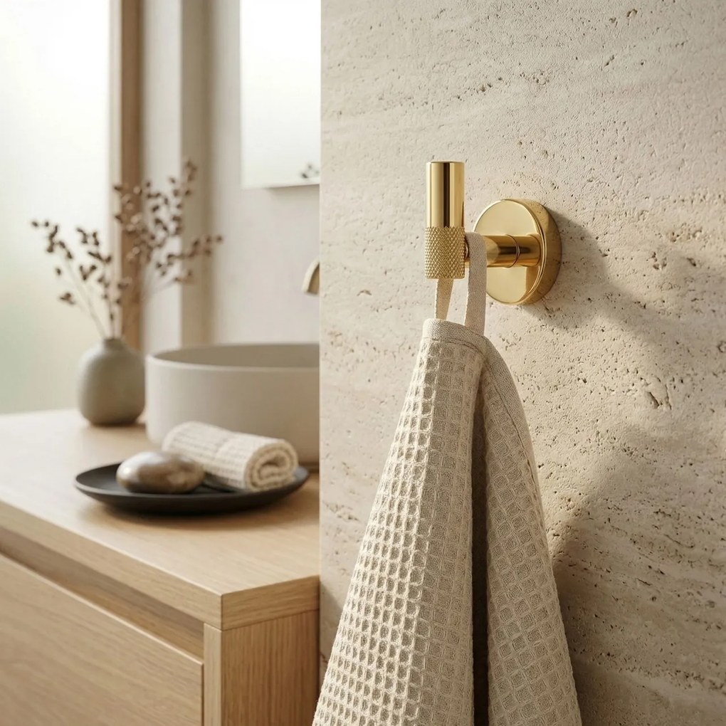 Cuier de baie 6606 Modern Gold