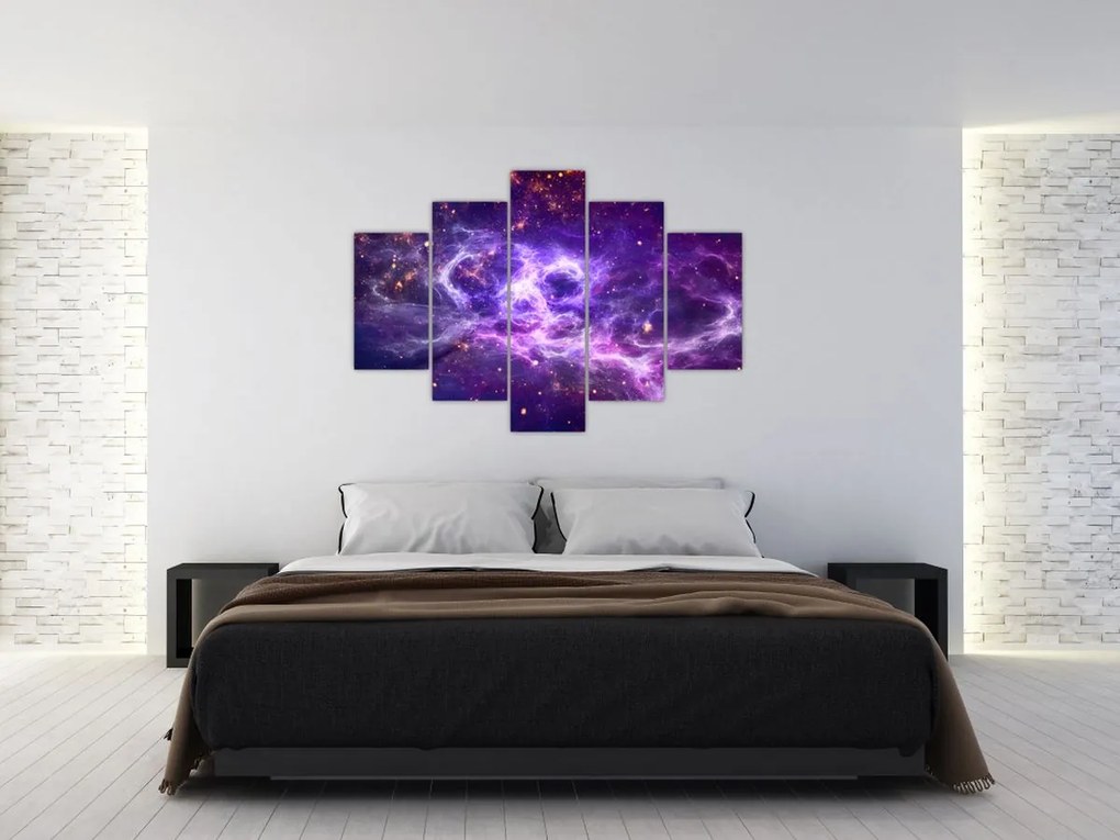 Tablou - Universul violet (150x105 cm)