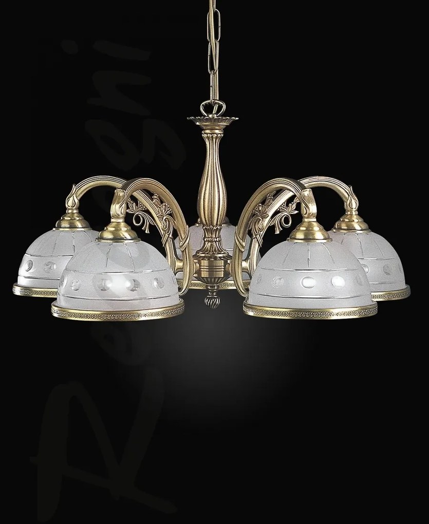 Candelabru cu 5 brate design italian realizat manual 3830