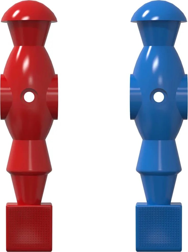 vidaXL Jucători de masă de fotbal 22 pcs Albastru și roșu