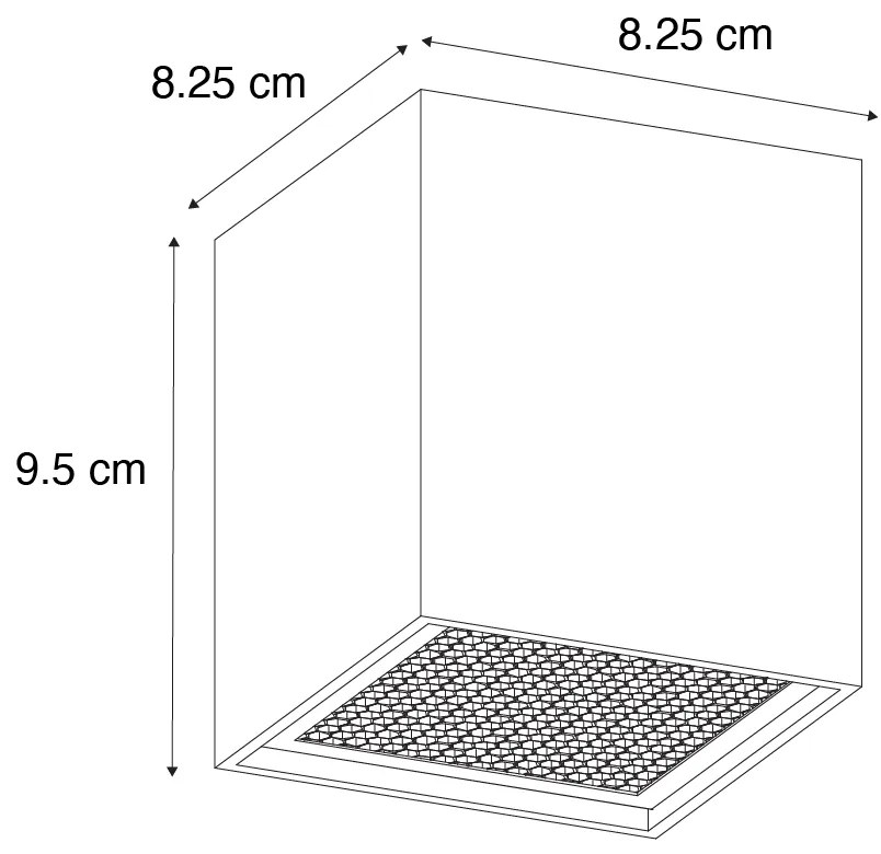 Spotlight de design auriu - Qubo Honey