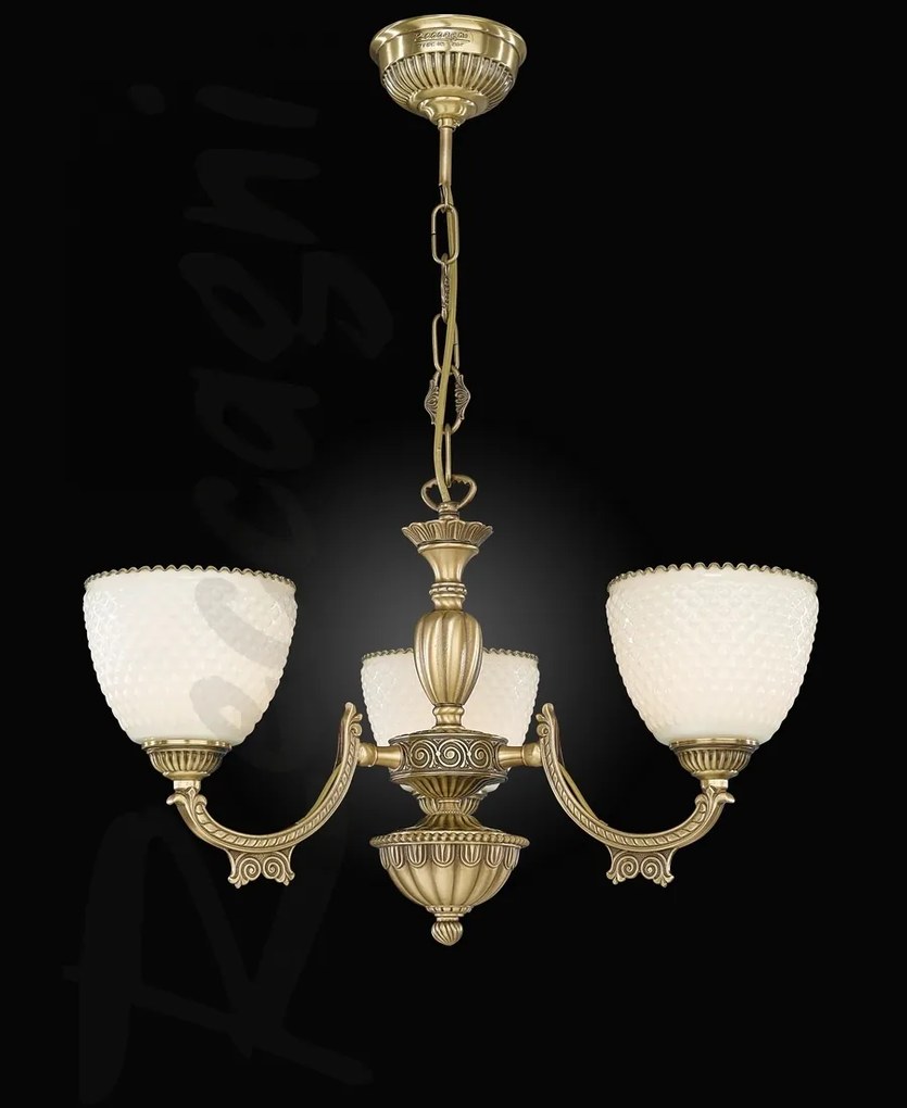 Candelabru din alama cu 3 brate design italian 7055